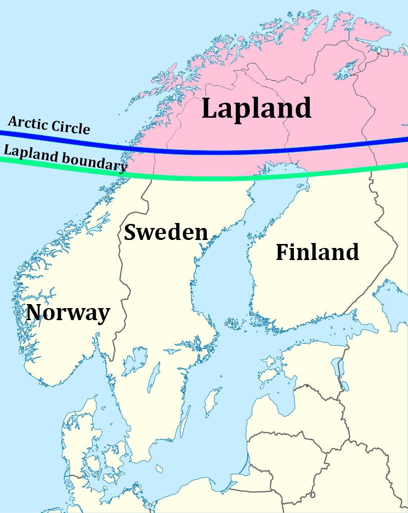 Where Exactly Is Lapland Located In Scandinavia Farmstay Sweden   Scandinavia Location Map Svg 815x1024 